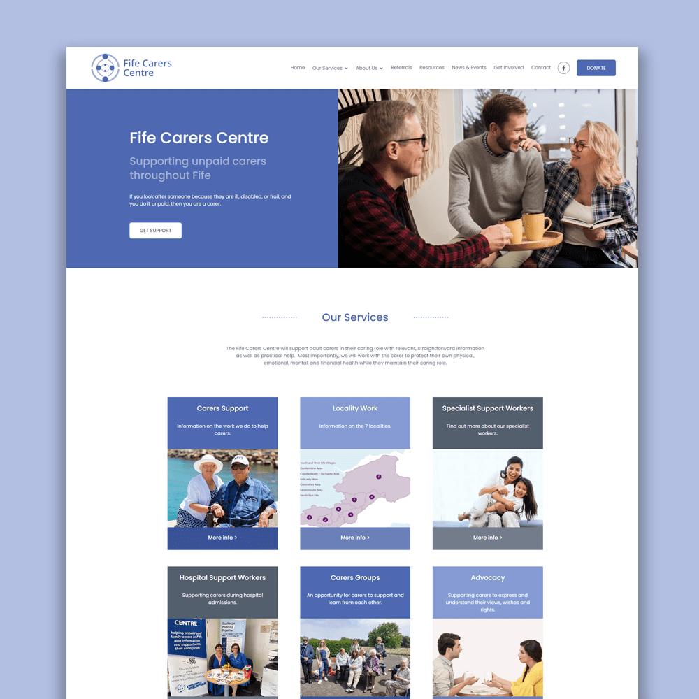 Fife Carers Centre Website